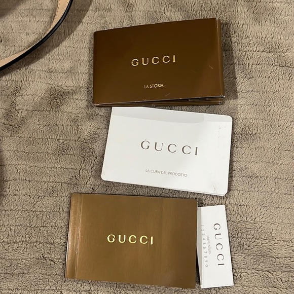 Gucci GG canvas Abbey D-ring tote beige tan gold medium size authentic - Picture 15 of 15